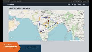 Geo Fencing System for Soldiers Army | React TypeScript Project | Location Tracking System