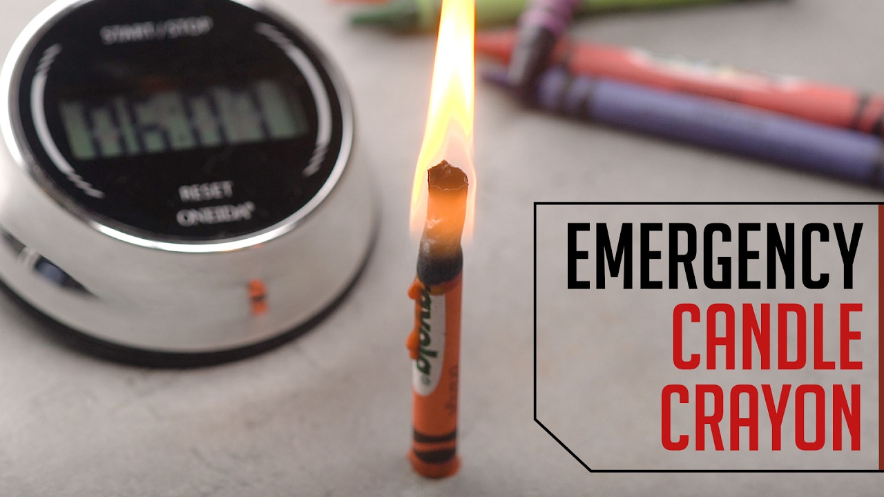 Emergency Candle Crayons YouTube