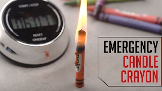 Emergency Candle Crayons
