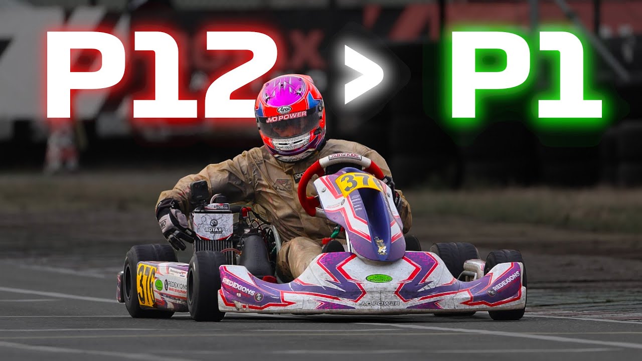 Я начал эту гонку на картах на 12-м месте… То, что произошло дальше, было просто безумием