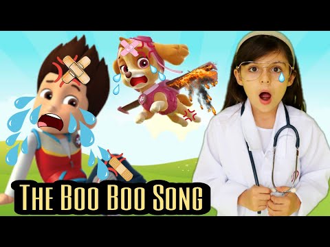 The Boo Boo Song Com Patrulha Canina| Nursery Rhymes and Kids Song