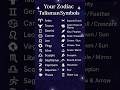 Your Zodiac Talisman Symbols 