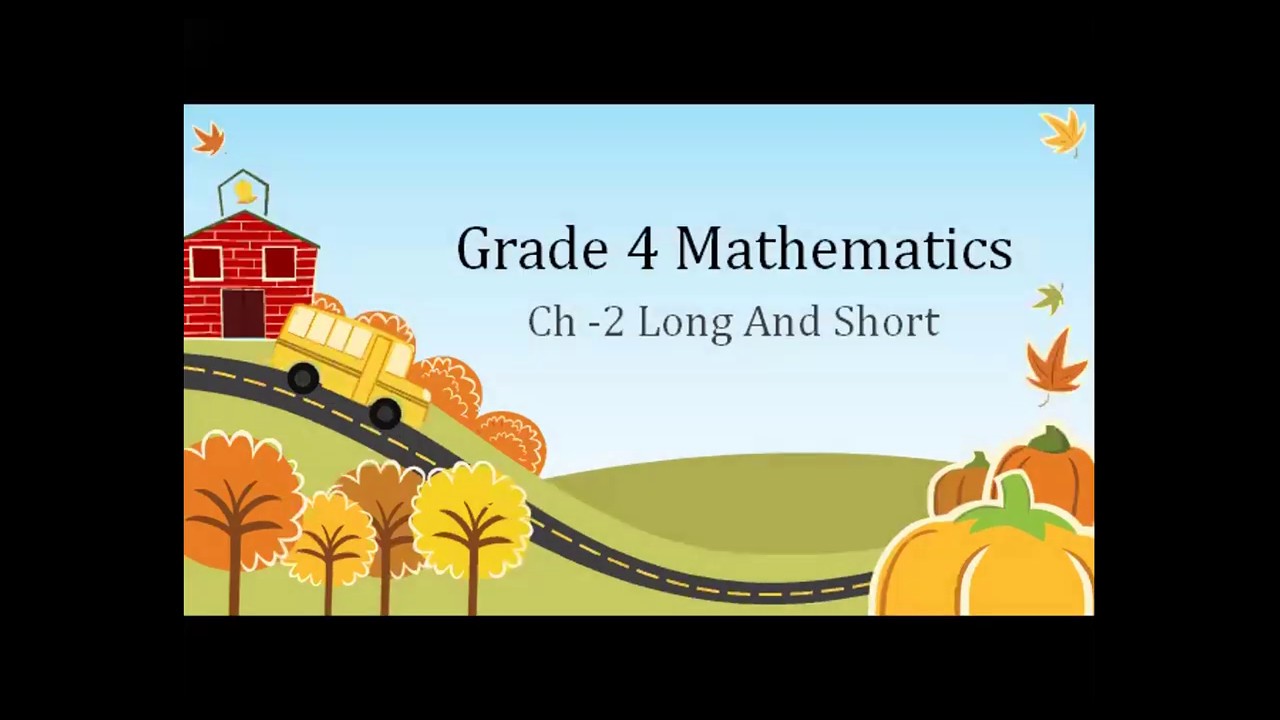 Long Math Problem Vs Short Grade 4 Mathematics. Chapter 2 Long And Short.Word Problems. - YouTube