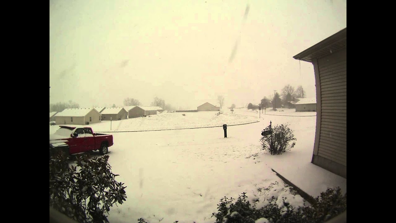 Snowing in Georgetown, KY