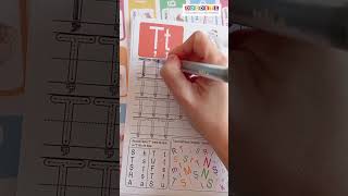 Literele de tipar punctate. Gradinita si clasa pregatitoare. Fise de lucru PDF #ododets #alfabet