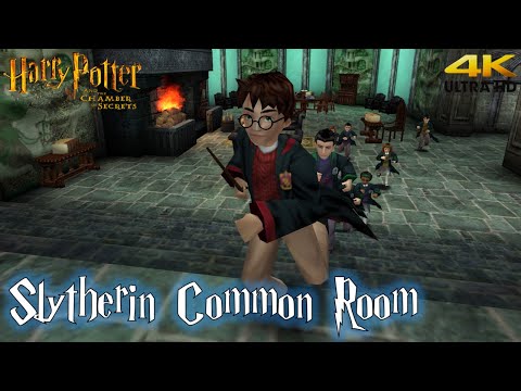 Harry Potter and the Chamber of Secrets PC 'Slytherin Common Room' Walkthrough (4K)