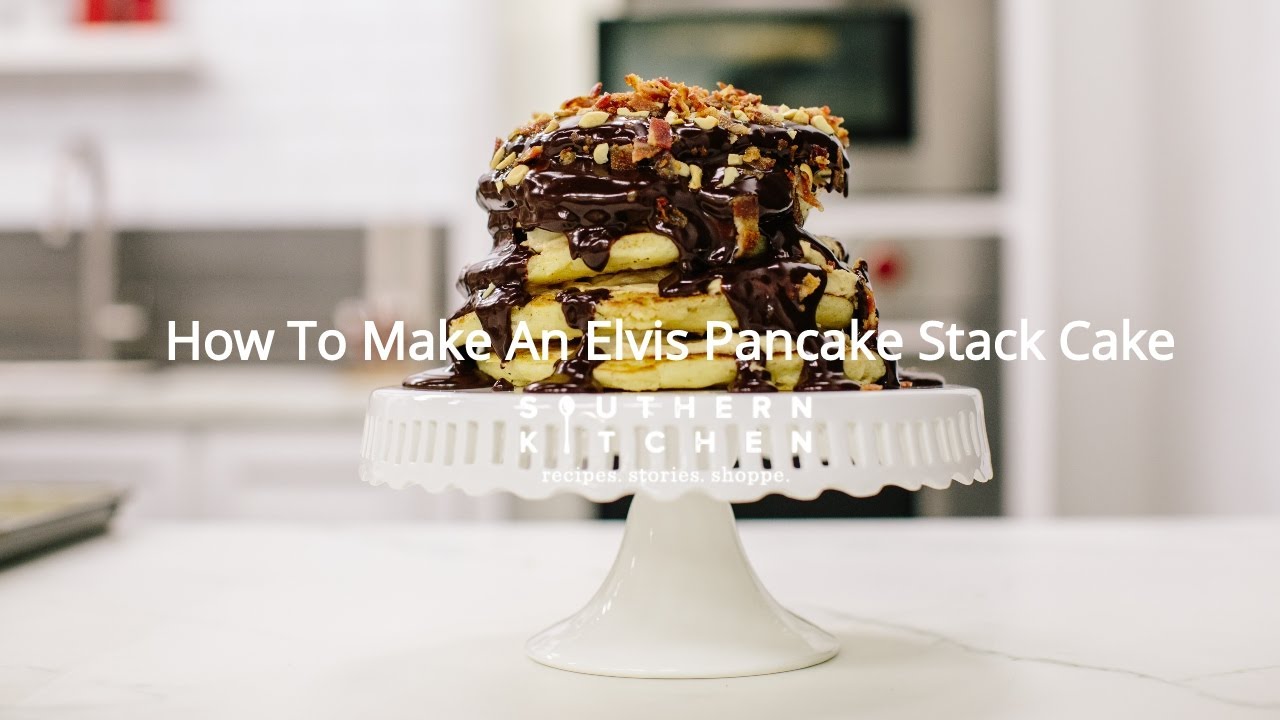 How To Make An Elvis Pancake Stack Cake YouTube