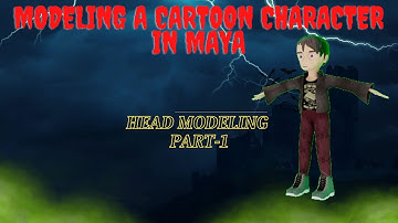 Modeling a cartoon character in Maya(Head part-1)