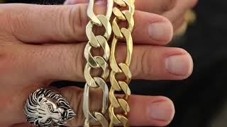24k Gold Figaro Jewelry