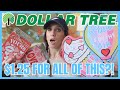 $55.00 😍 DOLLAR TREE VALENTINE&#39;S DAY DECOR HAUL | BRAND NEW HIDDEN GEMS FOR $1.25