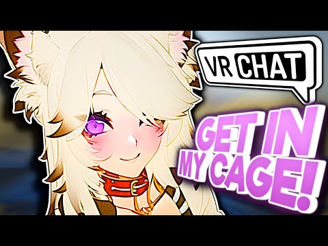 "GET IN MY CAGE!" - Saphira Makes Me Her Pet, Please Help! | VRChat