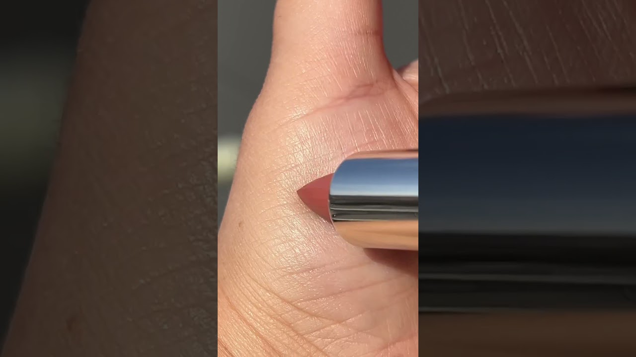 Perfect coral nude lipstick Chantecaille lip creme 