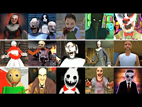 Caught Moments + Death Ending | Many Horror Games, Including Granny Farm and Granny 3 Nightmare Mode