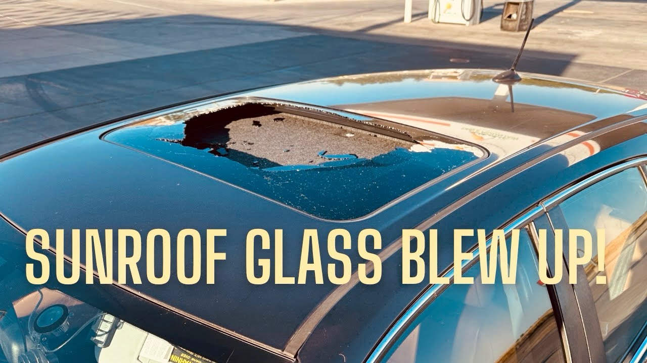 My sunroof blew up on its own! Replacing Lexus CT200h Sunroof Glass