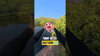 Funny Witch Ugly Head 💦😂#parkour#spiderman#water#jump#support#viral#jodhpur#india#pov#funny