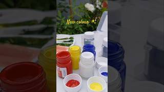 Pain+New Acrylic colours 🤩 #art #artist#artscraft#viral#fyp #trending#vlog#shorts#painting#life