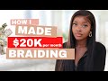 How To Make $20,000 A MONTH Doing Hair