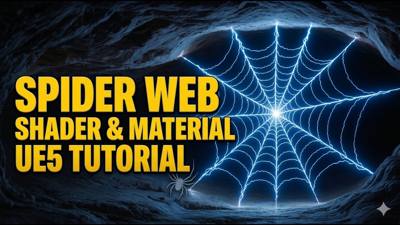 Spider Web Shader in UE5: Step-by-Step Material Tutorial - YouTube