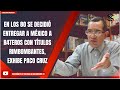 EN LOS 80 SE DECIDIÓ ENTREGAR A MÉXICO A R4TER0S CON TÍTULOS RIMBOMBANTES, EXHIBE PACO CRUZ