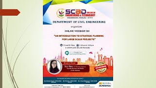 Online Webinar on " An introduction to strategic planning for Large scale projects "
