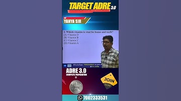 ADRE 3.0 Target I ADRE Previous Year Questions I ADRE PYQ #adre2025 #adre #adreadda