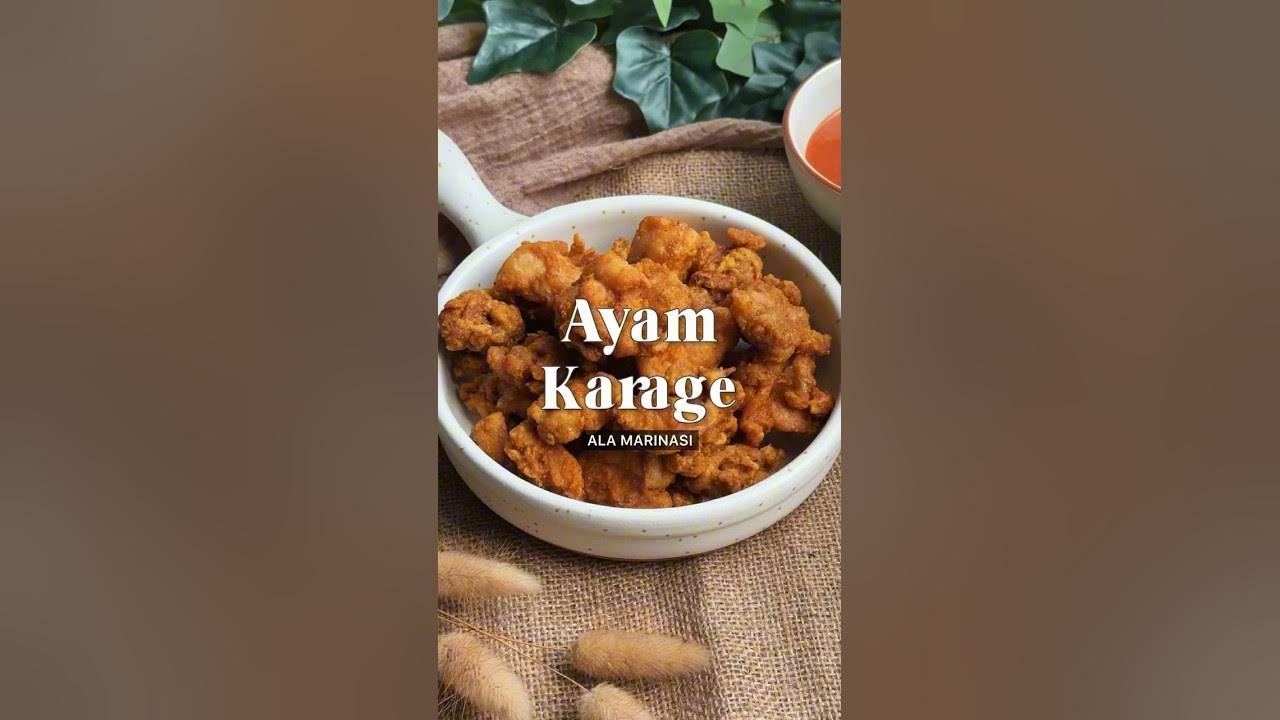 Bikin Ayam Karage pake bumbu yang super simple! #resepayam #ayamkarage #bumbumarinasi Bikin Ayam Karage pake bumbu yang super simple! #resepayam #ayamkarage #bumbumarinasi