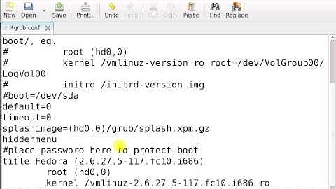 Linux: Set a GRUB 1 Password