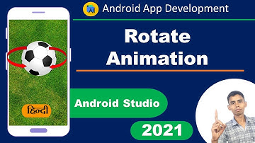 How to Implement Rotate Animation on ImageView Android Studio | Animation tutorial | edutika | Hindi