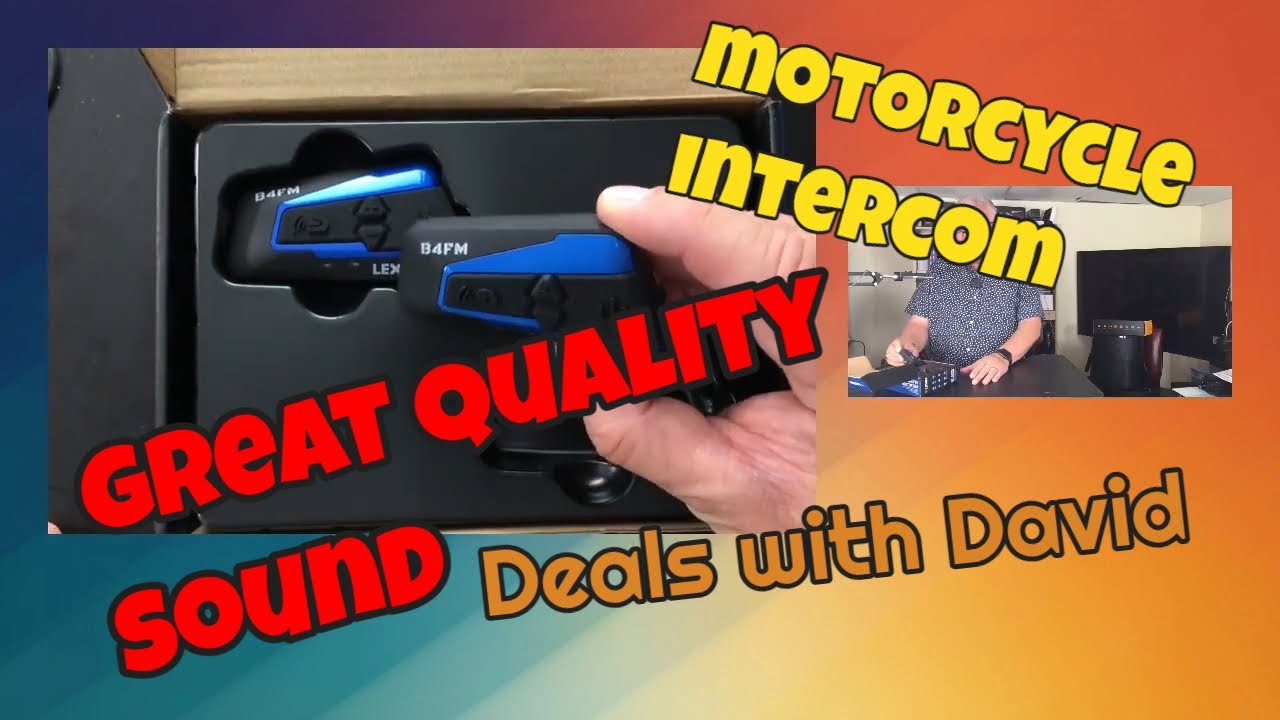 Best Motorcycle Headset for 2022 Lexin LX B4FM YouTube