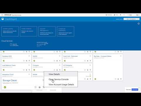 Provisioning an Oracle Content and Experience Cloud Instance on Oracle Cloud Infrastructure Classic