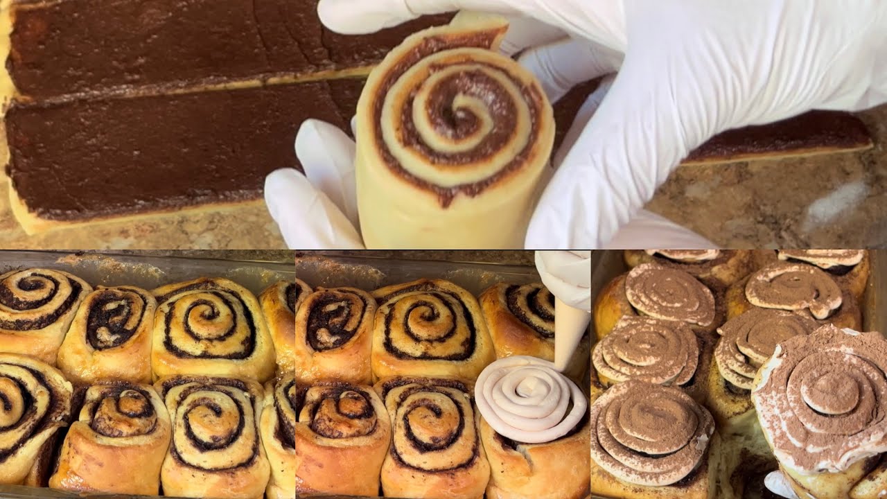 سينامون التراميسو طعم مميز وجديد وبعجينة خفيفة زي القطن يستحق التجربة 