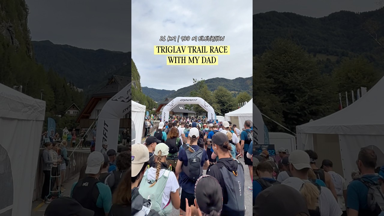 TRIGLAV TRAIL RACE VLOG WITH MY DAD🏃‍♀️⛰️🥹