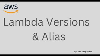 Lambda Versions and Aliases Wealth