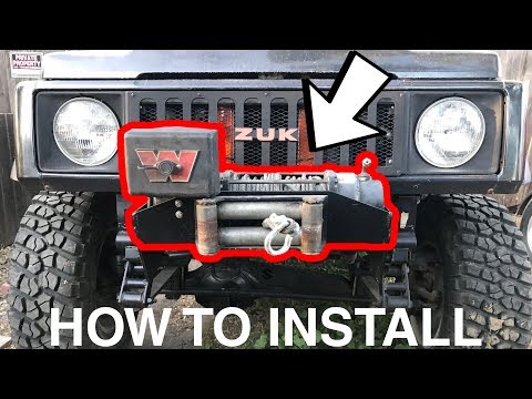 How To Install A Winch On Your 4×4 (Suzuki Samurai, Jeep, Toyota)