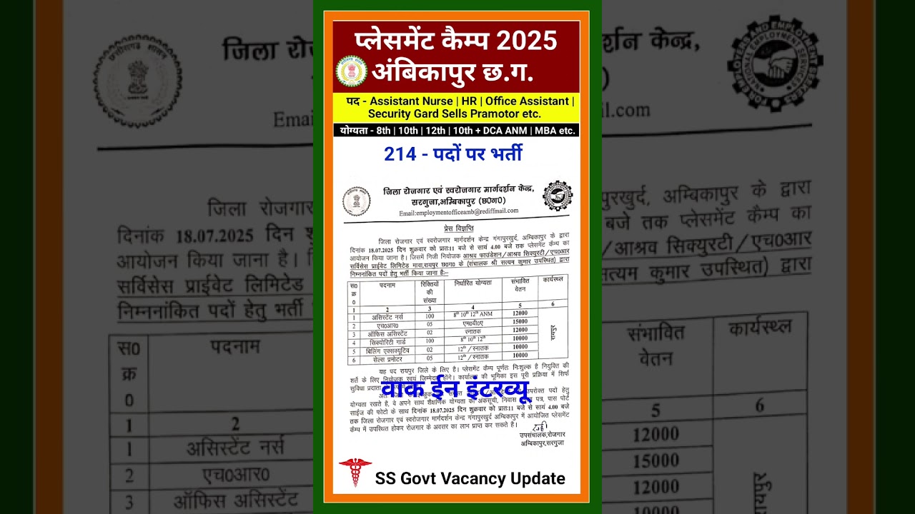 CG PLACEMENT CAMP 2025 | AMBIKAPUR 