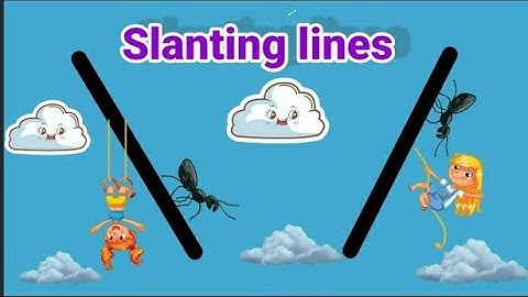 Slanting line
