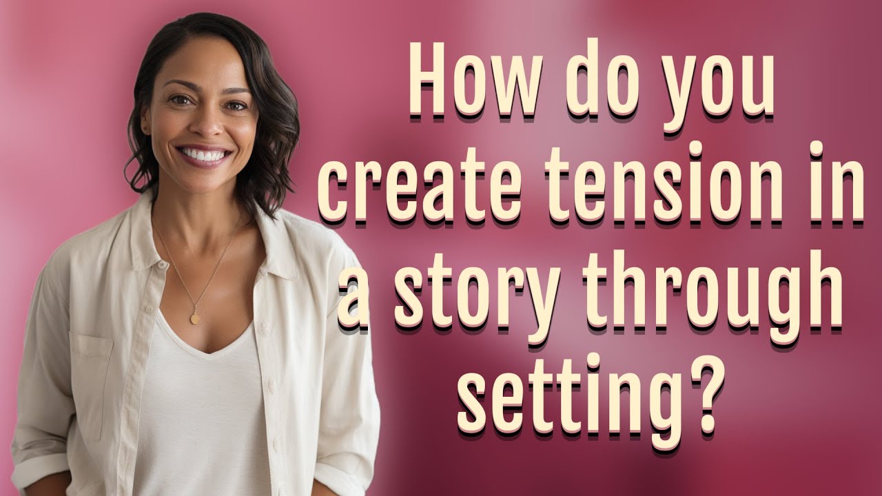 How do you create tension in a story through setting?