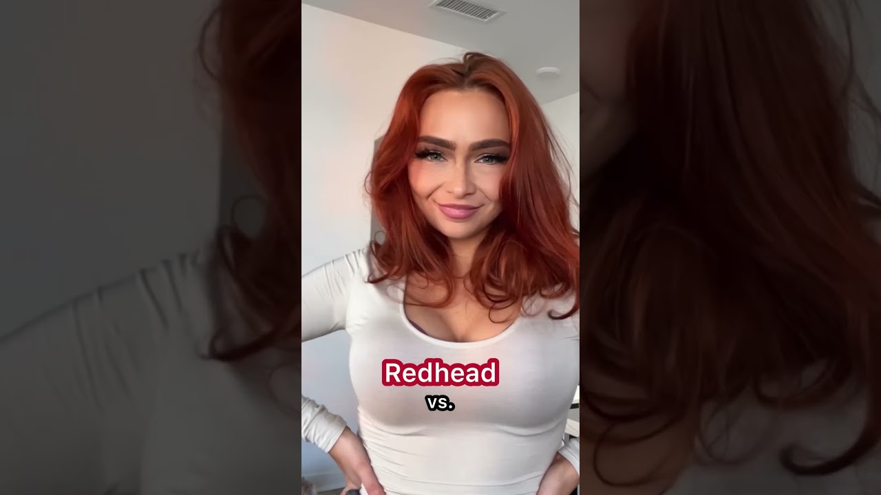 l'm always torn on what hair color I like best and this is why I own ✨wigs✨ #redhead #brunette