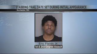 Trial date set for Rochester stabbing suspect during first court appearance