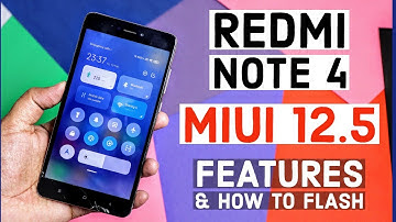 Redmi Note 4 Miui 12.5 Ported Rom Features & How to Flash | Hindi
