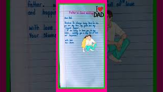 Father's day card writing|Happy Father's Day 2025 writing|Father's Day message|Father's Day card