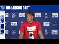Jaxson Dart Discusses Building Chemistry with Theo Johnson | New York Giants Insights π