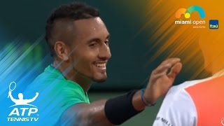 Kyrgios v Zverev: The best moments | Miami Open 2017 Day 9