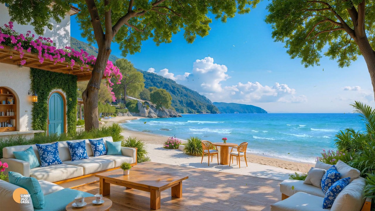 Jazz Music by the Golden Shore – Smooth Bossa Nova for Peaceful Inspiration, Work & Study Vibes