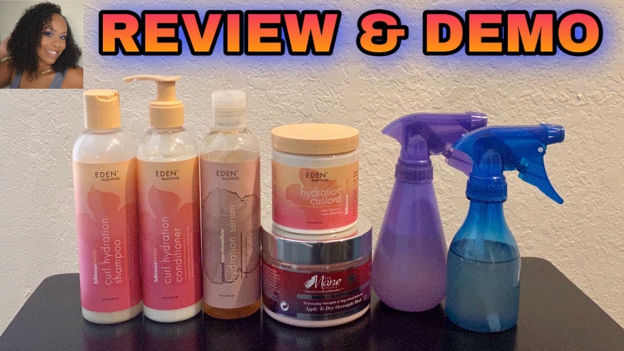 LIVE DEMO Eden Bodyworks Review & Demo Mane Choice Hair Mask Black