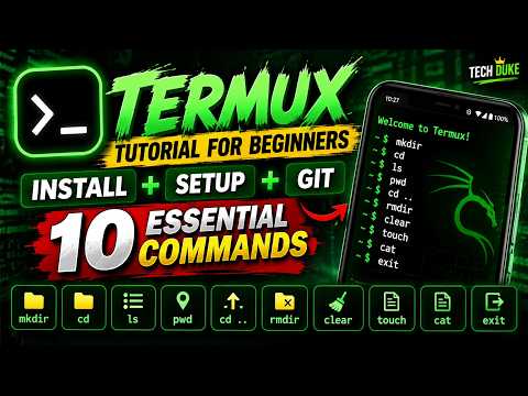 Termux Tutorial for Beginners 🔥 Install, Setup, Git & 10 Commands