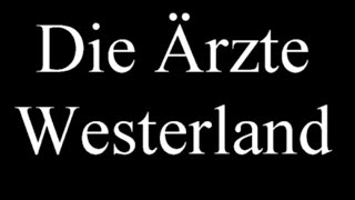 Die Ärzte - Westerland - Keyboard Cover mit Akkorde