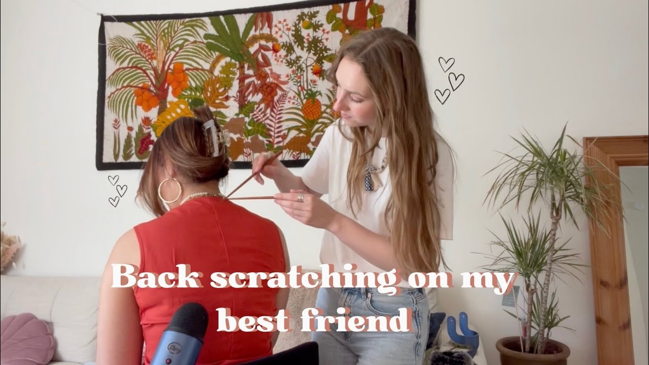 ASMR Real Person Back Scratching + Arm Scratching ✨