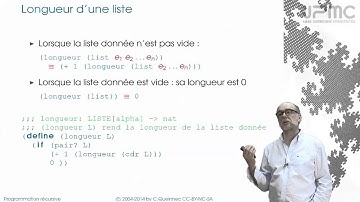 4/3 Exemple longueur - MOOC Programmation récursive