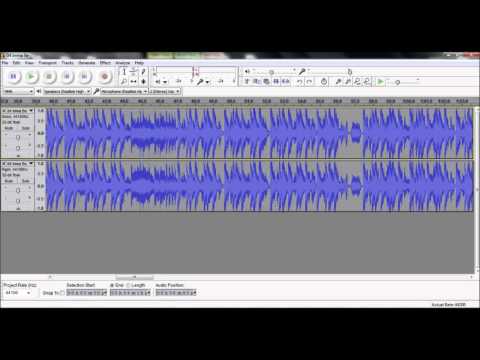 How to Remove Cursing Using Audacity